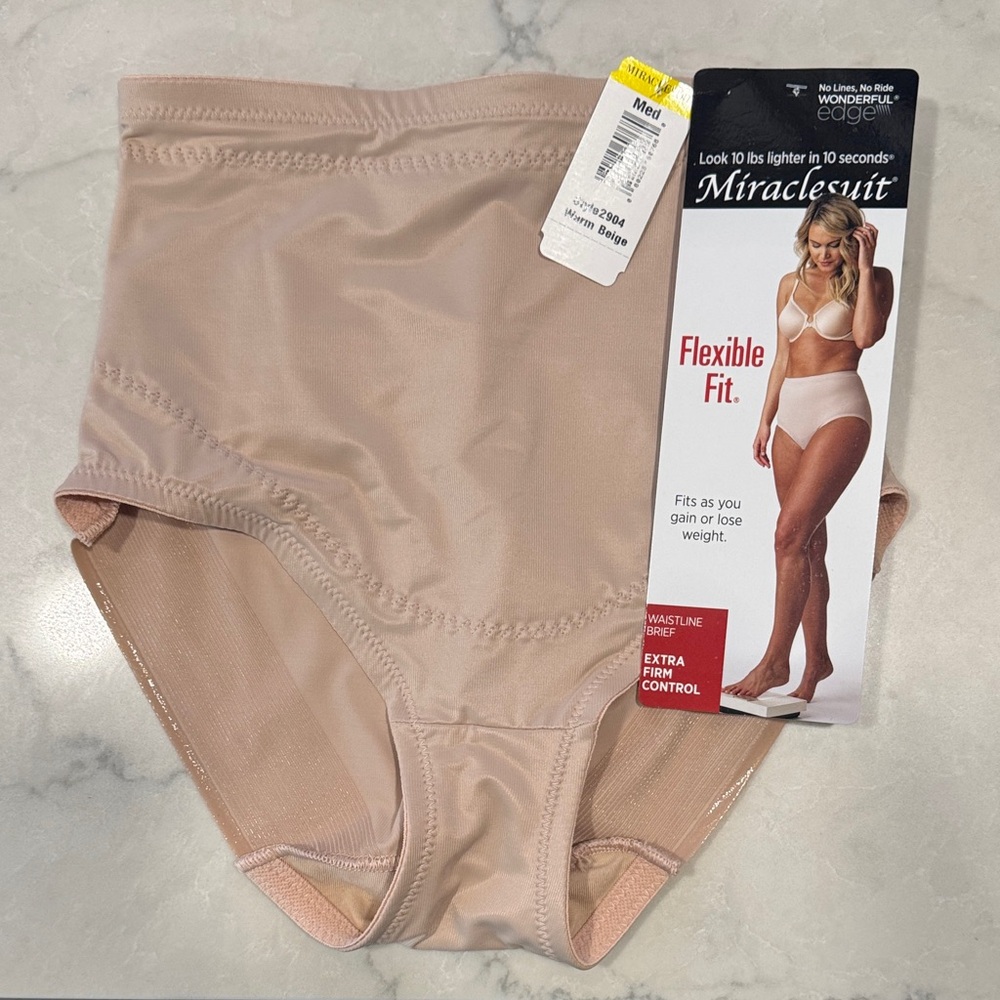 Miraclesuit Flexible Fit Waist Line Shapewear in Beige